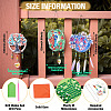 Biyun 3 Sets 3 Style DIY Diamond Painting Wind Chime Kits DIY-BY0001-24-11