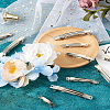 Biyun 100Pcs 4 Style Iron Hair Barrette Findings FIND-BY0001-16-27