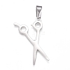 304 Stainless Steel Pendants STAS-I135-03P-1