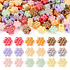 90Pcs 9 Colors Opaque Acrylic European Beads SACR-TA0001-30-2