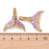 304 Stainless Steel Enamel Pendants STAS-Z193-10G-03-3