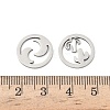 201 Stainless Steel Pendants STAS-H246-02P-4