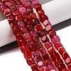 Natural Dragon Veins Agate Beads Strands G-G177-E14-01-2