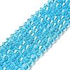 Imitation Austrian Crystal 5301 Bicone Beads GLAA-S026-6mm-06-1