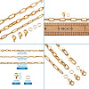 Yilisi DIY Stainless Steel  Chain Necklaces & Bracelets MakingKits DIY-YS0001-23G-9