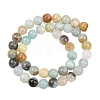 Natural Flower Amazonite Beads Strands G-F415-8mm-5