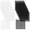 20Pcs 2 Colors Square Plastic Mesh Canvas Sheets DIY-GF0009-67-1