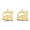 Ion Plating(IP) 201 Stainless Steel Pendants STAS-N098-268LG-3