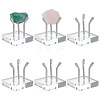 Square Acrylic Display Stands for Raw Stone Mineral ODIS-WH0028-97-1