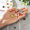 Craftdady 14Pcs 7 Style Zinc Alloy Enamel Pendants ENAM-CD0001-26-6