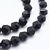 Natural Black Onyx Beads Strands G-K260-04A-1