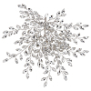 1Pc Brass Hair Decoration Findings KK-FG0001-31-1
