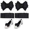 4Pcs 2 Styles Bowknot Webbing Ribbon Shoe Decorations FIND-AR0006-11-1