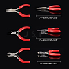 AHANDMAKER 3Pcs 3 Style Carbon Steel Mini Pliers TOOL-GA0001-53-2