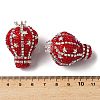 Crown Hot Air Balloon Acrylic Rhinestone Beads OACR-S048-03E-3