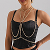 Alloy Twisted Chain Layered Chest Body Chains for Women FS-WGCB344-01-3