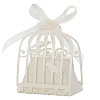 Hollow Birdcge Shaped Paper Candy Gift Packaging Boxes with Ribbon PW-WG9514E-02-1