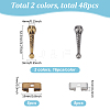 DIY Poirot Tie Accessories Kits DIY-WR0004-71-2