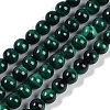 Natural Malachite Beads Strands G-F461-05-8mm-1