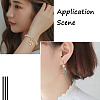 48Pcs 12 Style Alloy Crystal Rhinestone Pendants ENAM-CW0001-18-7