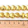 Electroplate Glass Beads Strands EGLA-H109-12F-04-4