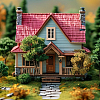 2 Bags 2 Styles Wooden Windows DIY-BC0017-40-4