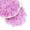 Baking Paint Transparent Glass Beads DGLA-T004-06F-3