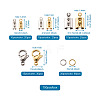 304 Stainless Steel Folding Crimp Ends STAS-TA0001-35-12