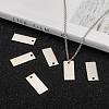 Tarnish Resistant 304 Stainless Steel Stamping Blank Tag Pendants STAS-S028-05-5