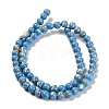 Assembled Synthetic Stone and Trochus Shell Beads Strands G-B128-08B-08-2