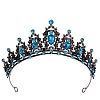 Alloy Rhinestone Crown Hair Bands PW-WG903DF-22-1