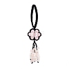 Handmade Macrame Polyester Hanging Ornament PW-WGAA721-02-1