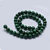 Natural Malachite Beads Strands G-F571-27A1-10mm-2