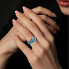 14Pcs 7 Styles Stainless Steel Grooved Finger Ring Settings STAS-SC0010-65RC-6