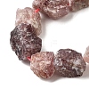 Natural Strawberry Quartz Beads Strands G-S386-C13-4