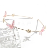 Platinum Alloy Butterfly Hair Bands PW-WG02E67-02-1