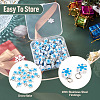 100Pcs 2 Style Christmas Handmade Polymer Clay Pendant and Connector Charms PALLOY-TAC0250-5
