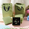 3Pcs Square Paper Jewelry Display Cases CON-TA0001-39D-01-8