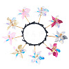 PE Plastic with Laser Alligator Hair Clips for Girl PHAR-TAC0007-05-2
