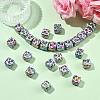30Pcs UV Plating Opaque Acrylic Beads OACR-FS0002-56-5