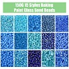 150G 15 Styles Baking Paint Glass Seed Beads SEED-FS0001-31A-2