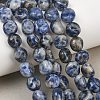 Natural Blue Spot Jasper Beads Strands GG-CBA787B-A29-1