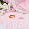 80Pcs Opaque Resin Cabochons CRES-SC0003-33-4