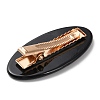 Oval with Word Love Resin Alligator Hair Clips LS-PHAR-D015-01F-2