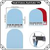 2Pcs 2 Styles Velvet & Microfiber Piano Wiping Gloves AJEW-CN0006-28-2