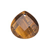 Natural Tiger Eye Pendants PW-WGA3F55-01-1