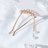 1Pc Zinc Alloy Hair Forks OHAR-LP0002-02-3