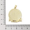 Rack Plating Brass Enamel Pendants KK-H474-21G-03-3