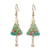 Brass Dangle Earring EJEW-TA00531-1