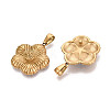 304 Stainless Steel Pendants STAS-Q349-01B-G-4